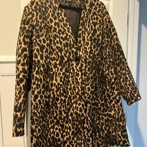 Torrid leopard coat…black lining